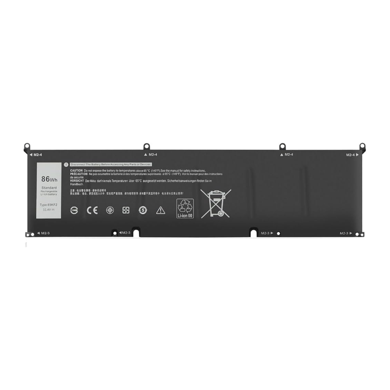 Dell XPS 15 9500, Alienware M15, M17 R3, Precision 5550, Inspiron 7500, 69KF2 Laptop Battery, 11.4V/86Wh
