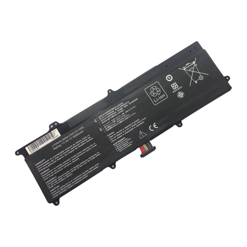 Asus VivoBook S200E, X202E, X201E, C21-X202 Laptop Battery, 7.4V 5136mAh/38Wh