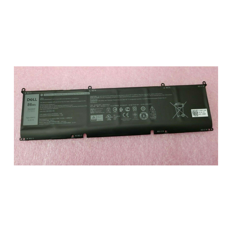 DELL XPS 15 9500, Alienware M15, M17 R3, Precision 5550, Inspiron 7500, 69KF2 Laptop Battery 11.4V 7167mAh/86Wh