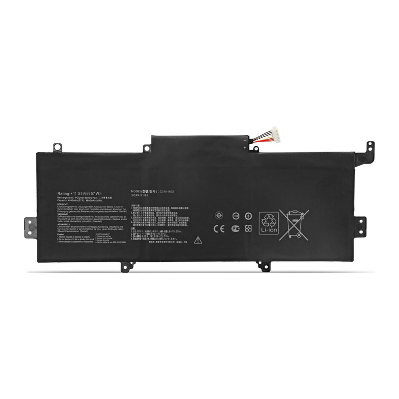 Asus Zenbook UX330, UX330UA, UX330UA-1A, UX330UA-1B, UX330UA-1C Series, C31N1602 Laptop Battery, 11.55 V 49400mAh/57Wh