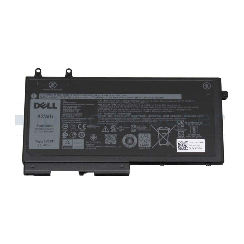 Dell Latitude 5400, 5410, Precision 3540, 3550, Inspiron 7591, 1V1XF Laptop Battery, 11.4V 3500mAh/42Wh 3-CELL