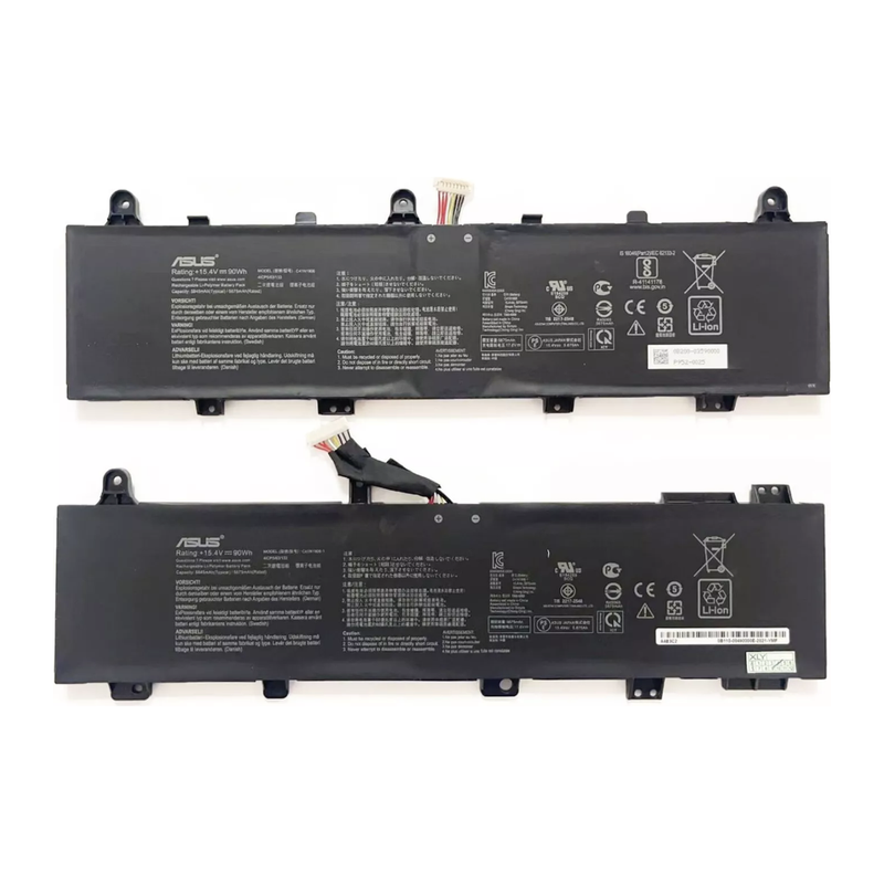 Asus Rog Zephyrus Duo 15 GX550, GX550LXS TUF Gaming A17 TUF706, FA506, FX506, FX706, C41N1906 Laptop Battery, 17.6V 5765mAh/90Wh