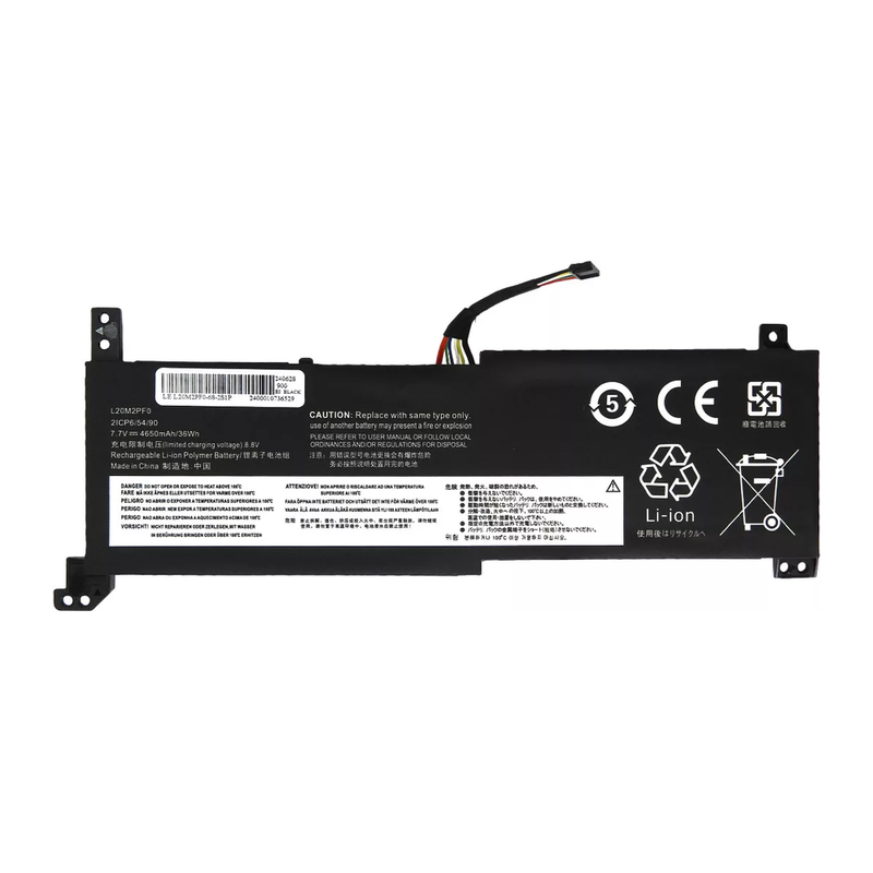 Lenovo V14, V15 Gen 2 IdeaPad 3-14ITL6, L20C2PF0, L20C3PF0, L20M2PF0, L20L2PF0 (TYPE B)  Laptop Battery, 7.7V 4650mAh/36Wh Generic