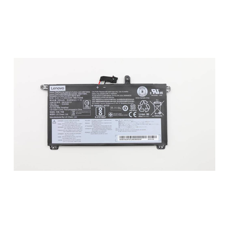 Lenovo ThinkPad T570, T580, P51s, P52s, 01AV493, SB10L84121, 00UR891, 00UR892 Laptop Battery, 15.2V 1950mAh/32Wh