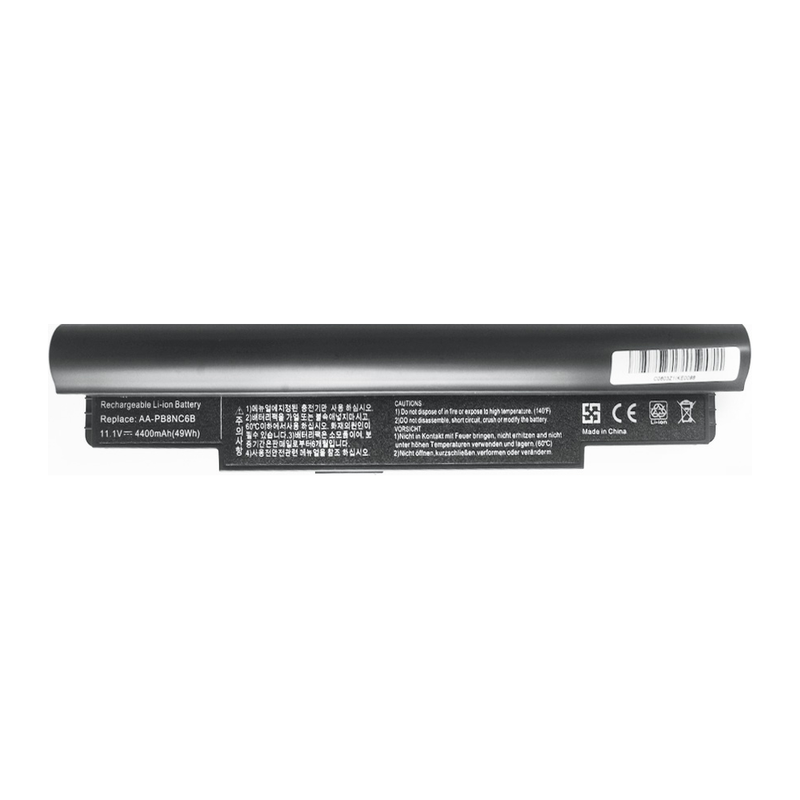 Samsung NC10, NC20, AA-PB8NC6B Black Laptop Battery, 11.1V 4400mAh/49Wh