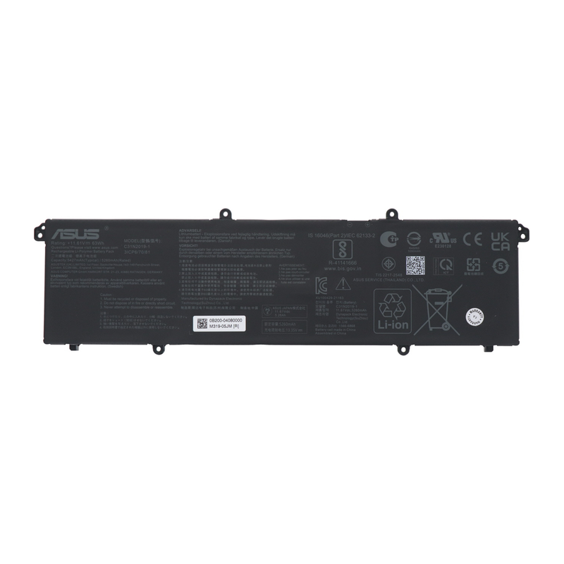 ASUS Vivobook Pro 14 OLED M3401QC, M6400QC, 15 OLED C31N2019 OEM Laptop Battery, 11.61V 5427mAh/63Wh