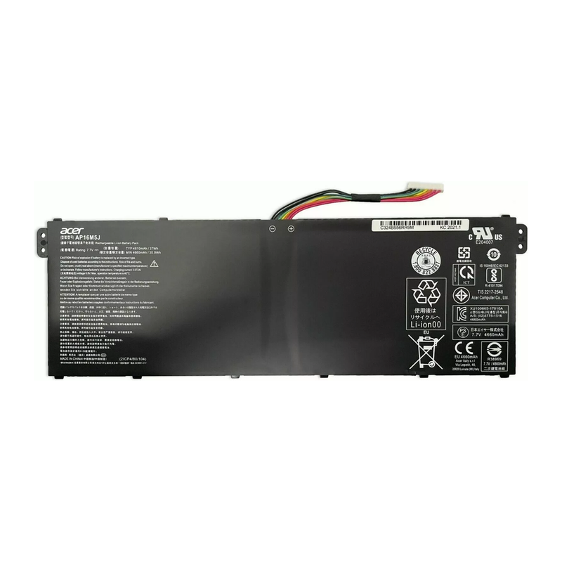 Acer Aspire 3 A314-31, A315-21, A315-51, A515-51, N17C4, ES1-523 Series, AP16M5J, KT.00205.004 Laptop Battery 7.7V 4660mAh/35.9Wh