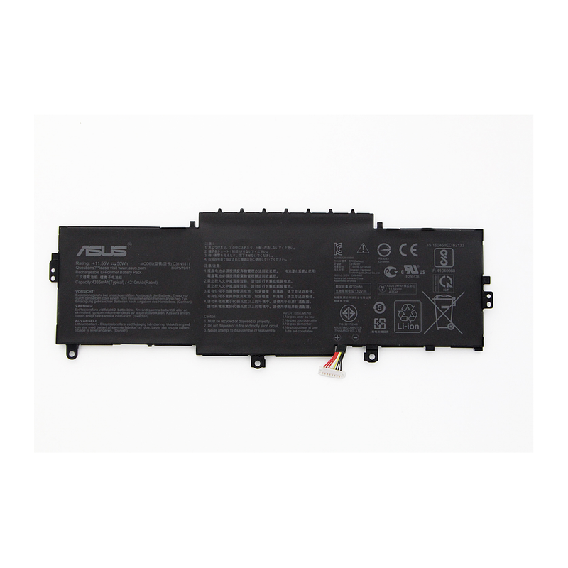ASUS ZenBook 14 UX433, UX433F, UX433FA, U433FN, UX433FL, BX433FN, RX433FN, C31N1811 Laptop Battery, 11.55V 4335mAh/50Wh