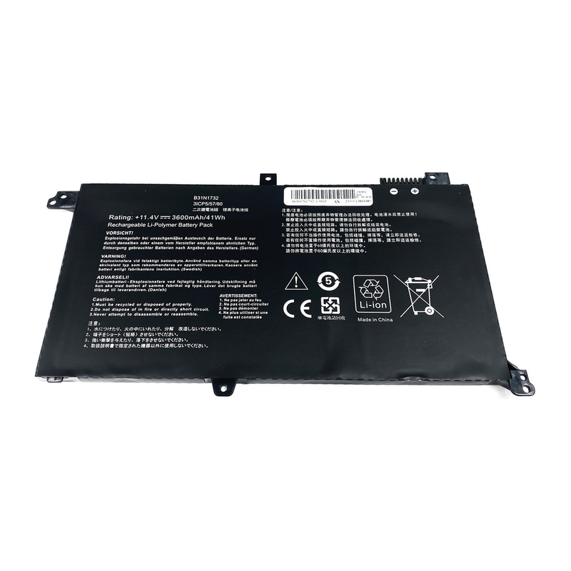 Asus VivoBook S14 S430FA, S430FN, S430UF, X430UN, X430UA, X430UF, B31N1732 Laptop Battery 11.4V 3600mAh/41WH Generic