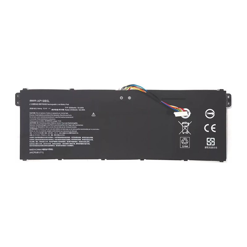 Acer Aspire 5 A514-54, A515-55, A515-43, AP19B5L Laptop Battery, 15.4V 3550mAh/54.6Wh Generic