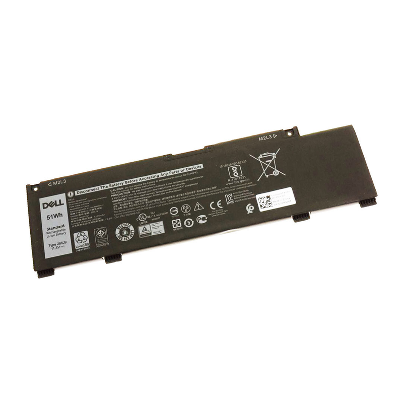 Dell Inspiron G3 15 3500 3590 3700 3790, G5 15 5500 5505, 266J9 Laptop Battery, 11.4V 4255mAh/51Wh