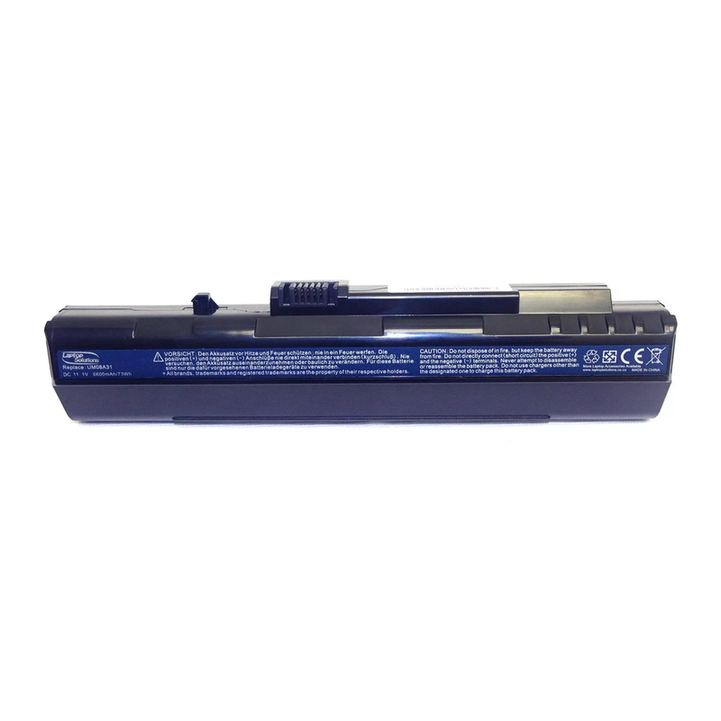 Acer Aspire One, A110L, UM08A73, UM08B32 Laptop Battery, 11.1 V 2200mAh/25Wh