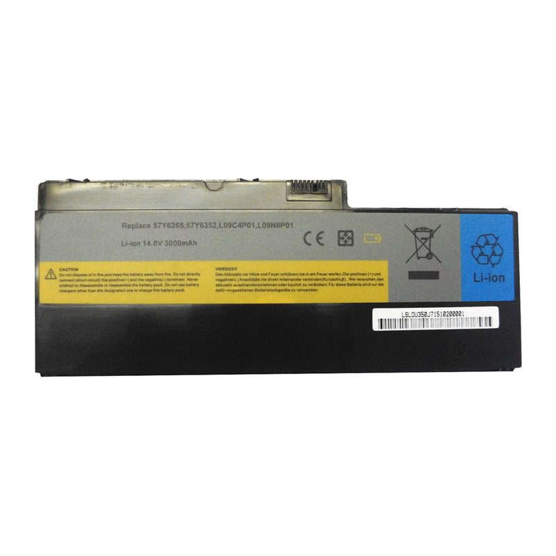 Lenovo Ideapad U350, L09C4P01 Laptop Battery, 14.8V 3000mAh/44Wh