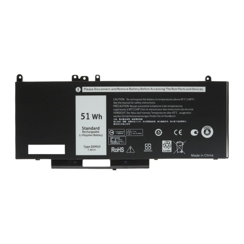 Dell Latitude 14 5000, E5450, E5550 Series, G5M10, R9XM9, F5WW5 Laptop Battery, 7.4 V 6460mAh/51Wh