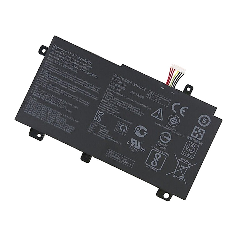 Asus FX80, FX80GD, FX86, FX86FM, FX86FE, FX504, FX505, B31N1726 Laptop Battery, 11.4V 4240mAh/48Wh