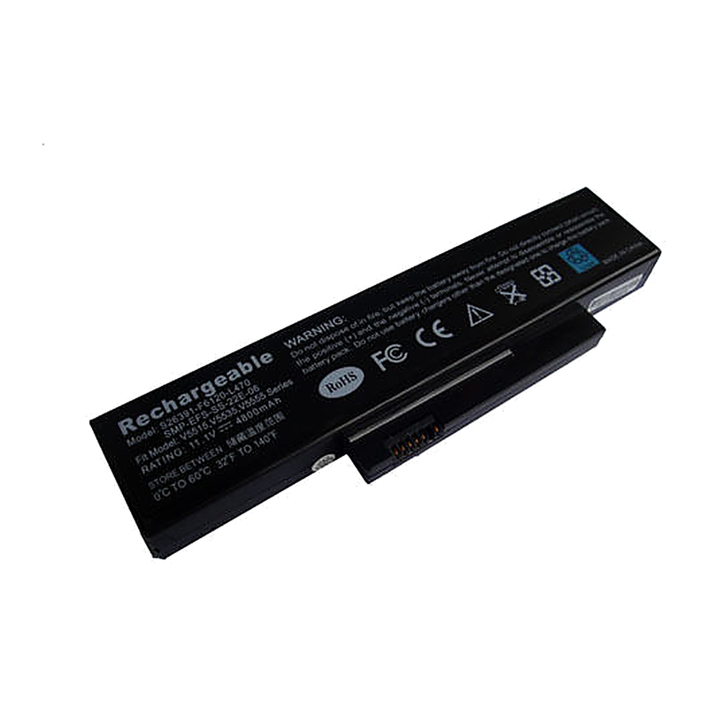 Fs V5515, V5535, FS Esprimo Mobile V6515 Laptop Battery Black, 10.8 V 4400mAh/48Wh