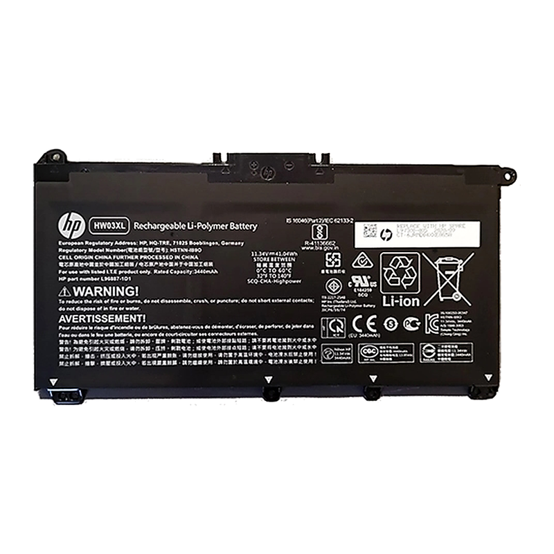 HP Pavilion 15-EG, 15-EH, 17-CN, 17-CP, 17S-CU, HW03XL Laptop Battery, 11.34V 3440mAh/41.04mAh