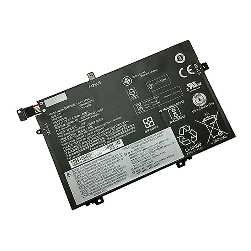 Lenovo ThinkPad L480, L580 Series, 01AV463, SB10K97610, L17L3P52 Laptop Battery, 11.1V 3880mAh/43Wh