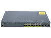 Cisco WS-2960X-24PS-L 24 GigE PoE 370W, 4 x 1G SFP, LAN Base Switch; (Refurbished)