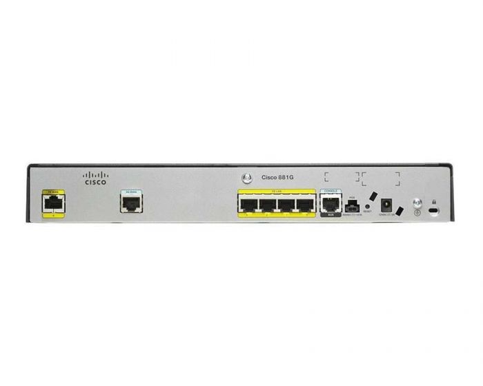 Cisco 881G 4 LAN 1 WAN Port Ethernet Security Router (Refurbished)
