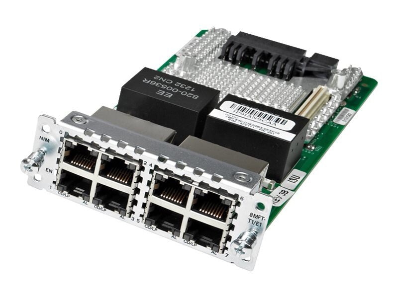 Cisco NIM-8CE1T1-PRI 8 Port T1/E1 PRI Network Interface Module (New)