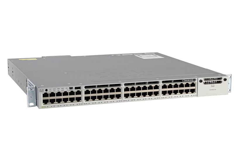 Cisco WS-C3850-48F-S 48-Port Gigabit PoE+ Layer 3 Managed Switch (Used)