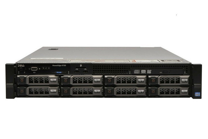 Dell Poweredge R720 - 2 X Xeon E5-2620 - 64GB DDR3 Ecc Ram - No HDD'S - No Caddies - 2U Rack Mountable Server - Barebone Server (Refurbished)