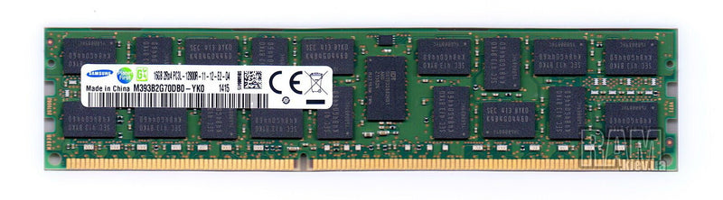Samsung 16GB 2Rx4 PC3L-12800R-11-12-E2-D4 DDR3L Server RAM (Refurbished)