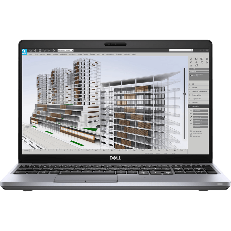 Dell Precision 3551 Intel i7, 10th Gen Workstation Laptop with P620 GPU + 32GB RAM (Refurbished)
