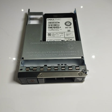 Dell 960GB 2.5-inch SATA Mix Use 6Gbps 512e SSD with 3.5-inch Caddy Tray