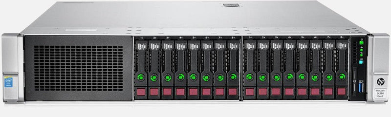 HP ProLiant DL380 Gen10 2U Rackmount Server – 16 SFF – 2 × Xeon Gold 6138 – 64GB DDR4 – 2 × 200GB SSD – No RAID – Broadcom BCM5719 – 2 × 500W – 14 × Blanks (Refurbished)