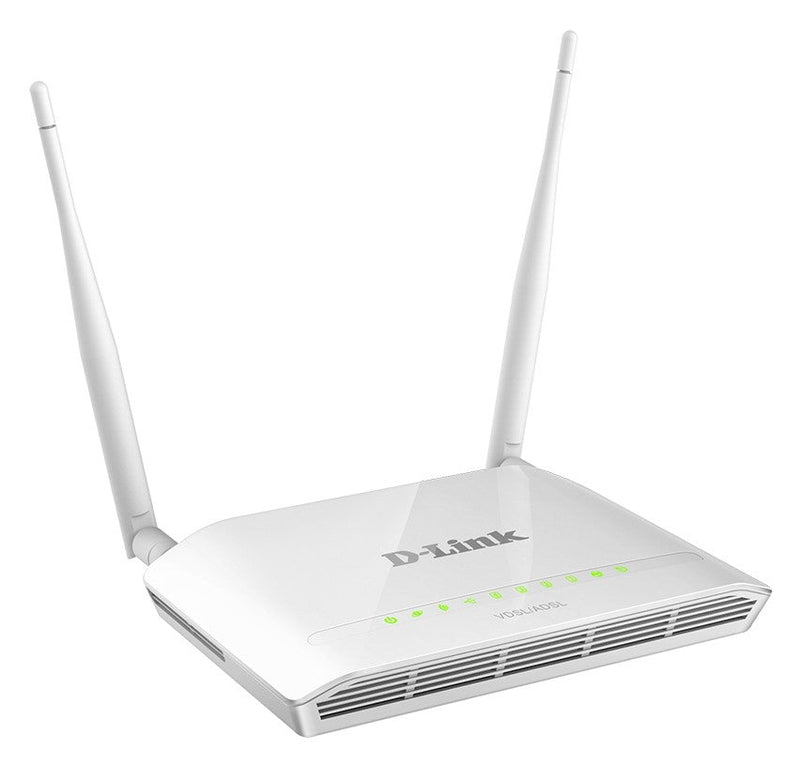 D-Link DSL-G225 Wireless N300 ADSL2/VDSL2 4 Port Router (New)