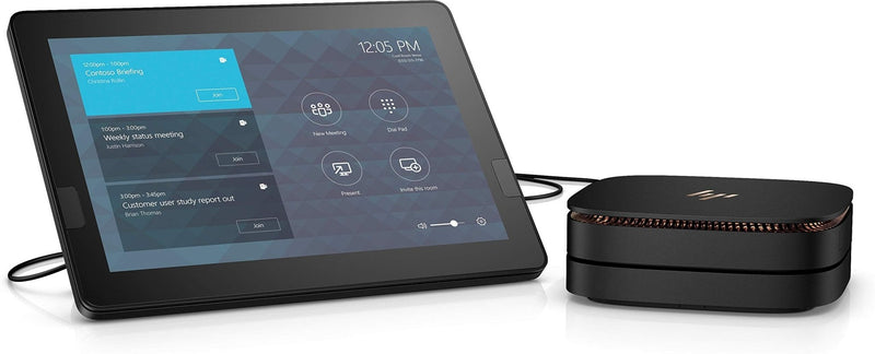HP Elite Slice G2 USFF Mini Desktop with Zoom Rooms – i7 7500T – 8GB DDR4 – 128GB NVMe – Wi-Fi – Win11Pro – Demo (New)