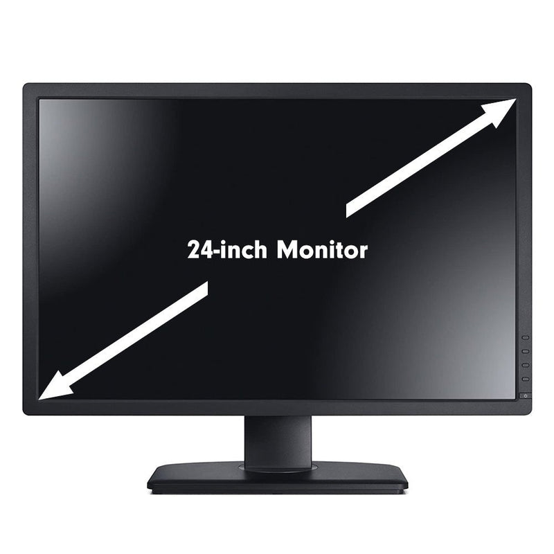 24 Inch LCD Wide Monitor - VGA, HDMI (Used)