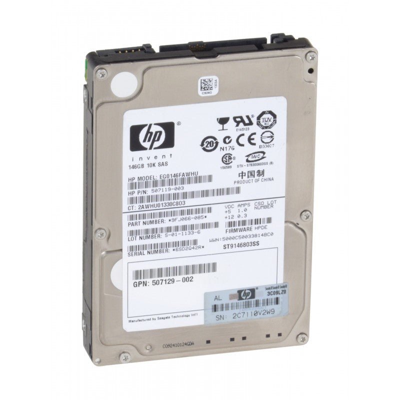 HP Eg0146Fawhu - 146GB SAS Hard Drive - 2.5" - 10 000 Rpm - 6GB/S (Refurbished)