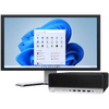 HP EliteDesk 705 G4 AMD Ryzen 5 PRO SFF Desktop PC with 19" Monitor (Refurbished)