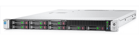 HP ProLiant DL360 Gen9 1U Rackmount Server – 8 SFF – 2 × Xeon E5-2620 v3 – 128GB DDR4 – 2 × 300GB SAS – P440ar – Intel 331i + 10Gb 2-Port 560FLR-SFP+ – 2 × 300W – 6 × Blanks – 2 × Caddies (Refurbished)