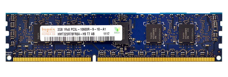 SK Hynix 2GB 1Rx8 PC3-10600R-9-10-A1 DDR3 Server RAM (Refurbished)