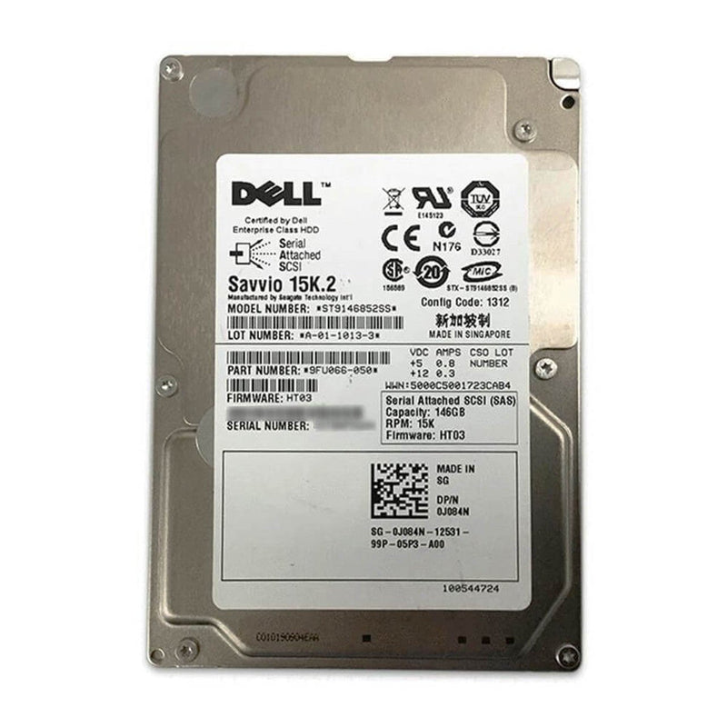 Dell St9146852Ss 2.5 Inch Sff 146GB SAS HDD - 15K (Refurbished)