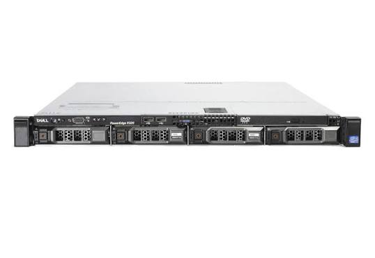 Dell PowerEdge R320 1U Rackmount Server - 4 LFF - Xeon E5-1410 - 64GB DDR3 - 2 x 4TB SAS - PERC H310 Mini - Broadcom BCM5720 - 2 x 550W - 2 x Blanks (Refurbished)