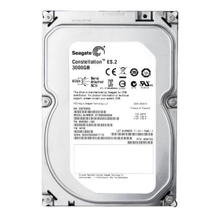 Seagate ST33000650SS 3.5 Inch 3TB 7200RPM 6Gb/s SAS Hard Drive (Refurbished)
