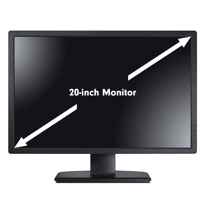 Used 20 Inch Wide Lcd Monitor - Vga, Displayport & Hdmi (Used)