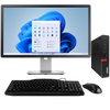 Lenovo ThinkCentre M720q Intel i5, 8th Gen Tiny PC with 20" Monitor (Refurbished)