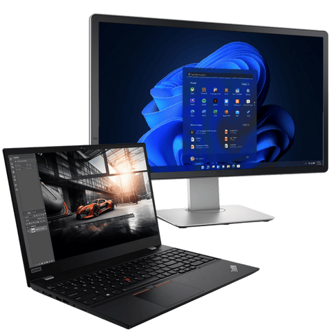 Lenovo ThinkPad P15s Gen 2 Intel Core i7, 11th Gen Laptop with T500 GPU + 22" Monitor (Refurbished)