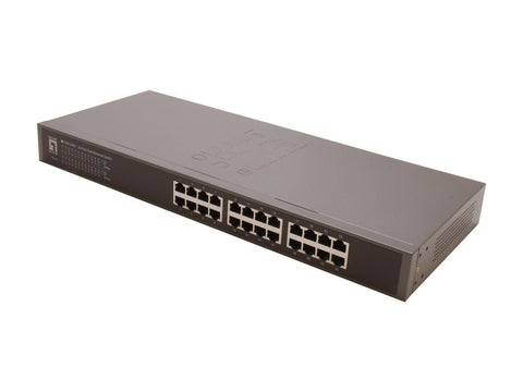 LevelOne FSW-2450 24 Port 10/100 Unmanaged Ethernet Switch (Used)