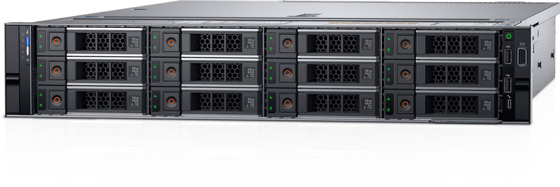 Dell PowerEdge R540 2U Rackmount Server – 12 LFF – Xeon Gold 6126 – 64GB DDR4 – 2 × 200GB SAS + 2 × 4TB SAS – PERC H730P – Broadcom BCM5720 – 2 × 750W – 4 Caddies – 8 Blanks (Refurbished)
