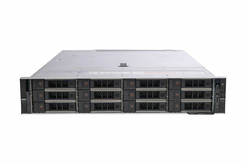 Dell PowerEdge R540 2U Rackmount Server – 12 LFF – Xeon Gold 6126 – 64GB DDR4 – 2 × 200GB SAS + 2 × 4TB SAS – No RAID – Broadcom BCM5720 – 2 × 750W (Refurbished)