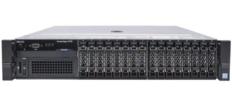 Dell PowerEdge R730 2U Rackmount Server – 16 SFF – 2 × Xeon E5-2667 v4 – 512GB DDR4 – 2 × 960GB SSD + 2 × 1.2TB SAS – PERC H730P Mini – Broadcom BCM57800 – 2 × 1100W (Refurbished)