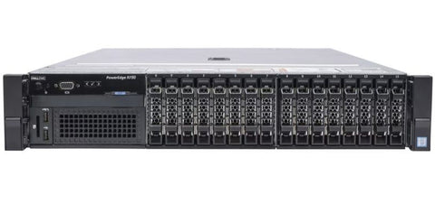 Dell PowerEdge R730 2U Rackmount Server – 16 SFF – 2 × Xeon E5-2667 v4 – 512GB DDR4 – 2 × 300GB SAS – PERC H730P Mini – Broadcom BCM57800 + Mellanox MT27500 – 2 × 750W – 2 × Caddies – 14 × Blanks (Refurbished)