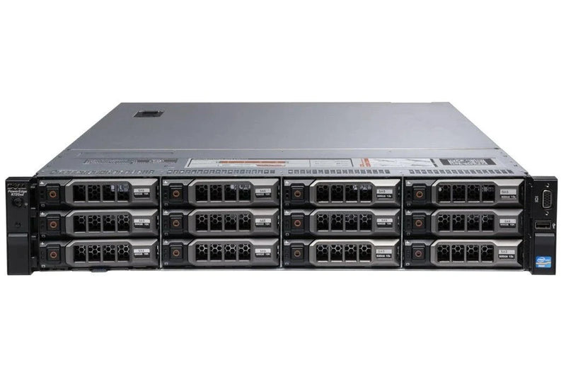 Dell PowerEdge R730xd 2U Rackmount Server – 12 LFF – 2 × Xeon E5-2640 v3 – 128GB DDR4 – 12 × 3TB SAS – PERC H730P Mini + H830 – Broadcom BCM5720 – 2 × 750W PSU (Refurbished)